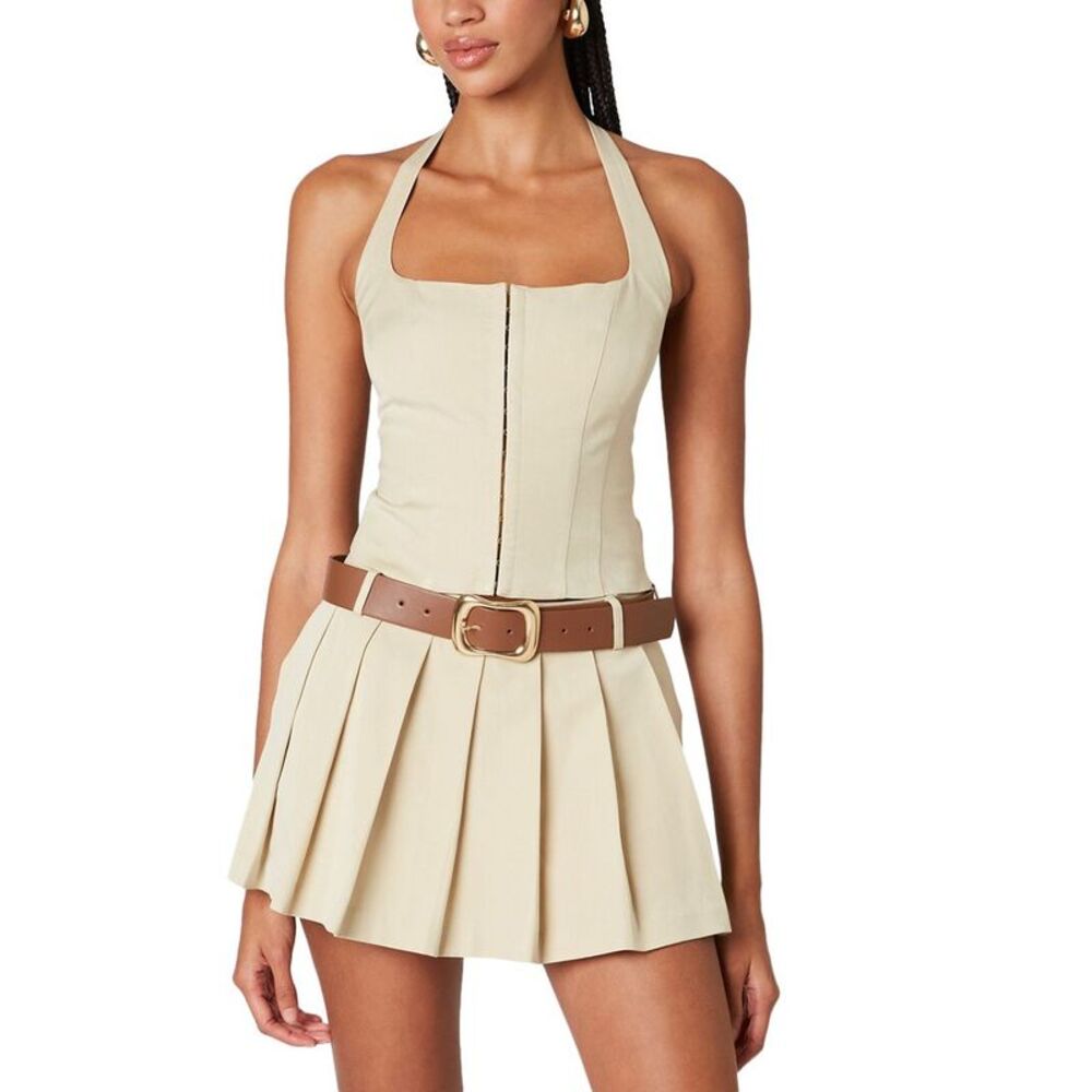 Nia Womens Fennel Corset, Brown